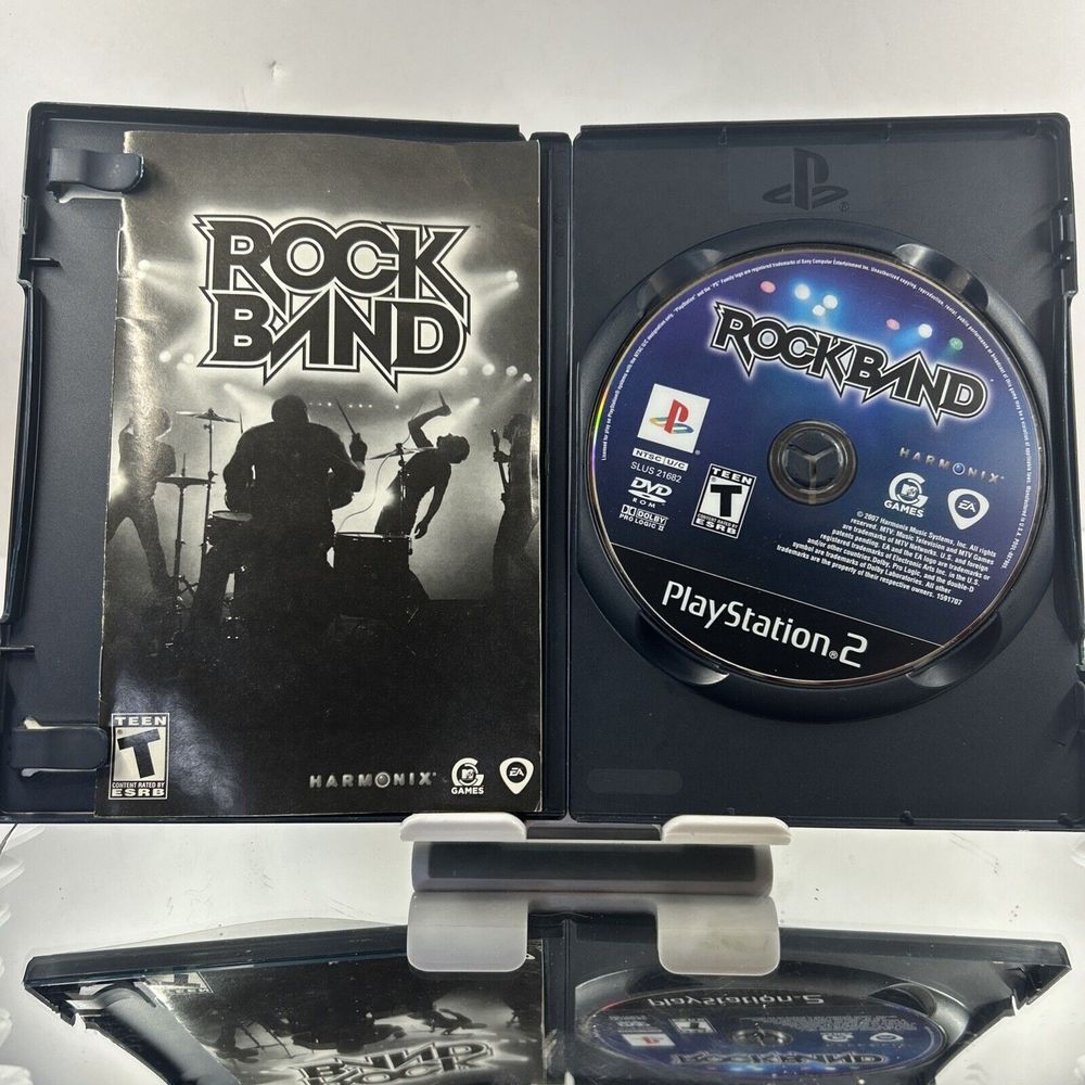 PS2 Rock Band (Sony PlayStation 2, 2007) Complete - Picture 3 of 4